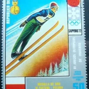 Selo postal da Guinea Equatorial de 1972 Wojciech Fortuna