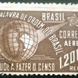 Selo postal aéreo de 1941 Recenseamento Nacional - A 43 U
