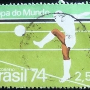 Selo postal Comemorativo do Brasil de 1974 - C 848 U