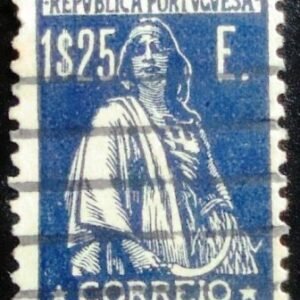 Selo postal de Portugal de 1930 Ceres 1$25 - 296 U