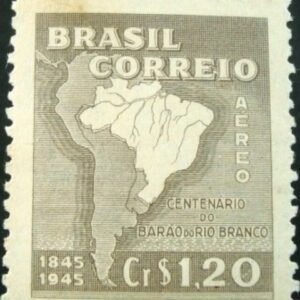 Selo postal AÉREO do Brasil de 1944 - A 59 N