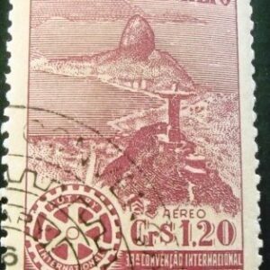 Selo postal AÉREO do Brasil de 1948 - A 63 NCC