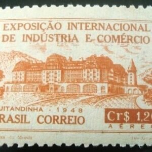 Selo postal AÉREO do Brasil de 1948 - A 65 M