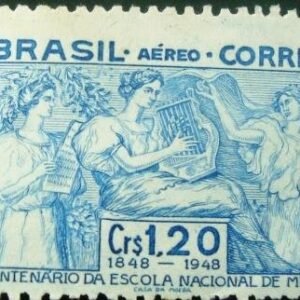 Selo postal AÉREO do Brasil de 1948 - A 67 N