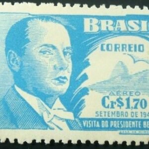 Selo postal AÉREO do Brasil de 1948 - A 68 N