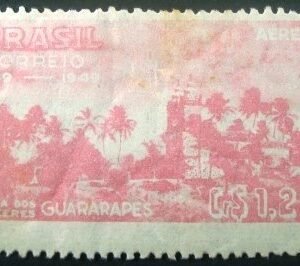 Selo postal AÉREO do Brasil de 1949 - A 71 N