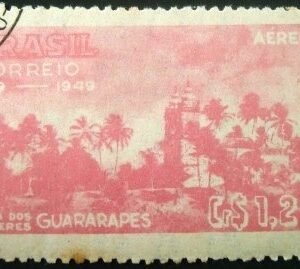 Selo postal AÉREO do Brasil de 1949 - A 71 NCC