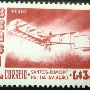 Selo postal AÉREO do Brasil de 1956 - A 79 N