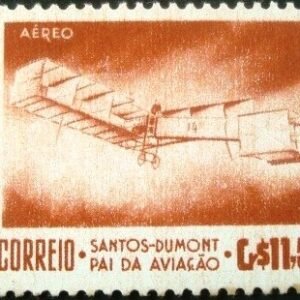 Selo postal AÉREO do Brasil de 1956 - A 84 M