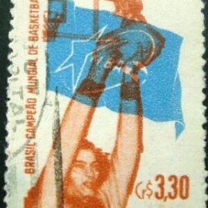 Selo postal AÉREO do Brasil de 1959 - A 87 U
