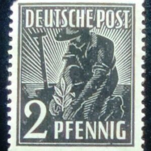 Selo postal da Alemanha de 1948 Sowjetische Besatzungs Zone 2