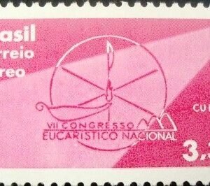 Selo postal AÉREO do Brasil de 1959 - A 97 M
