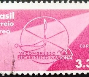 Selo postal AÉREO do Brasil de 1960 - A 97 U