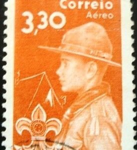 Selo postal AÉREO do Brasil de 1960 - A 99 U