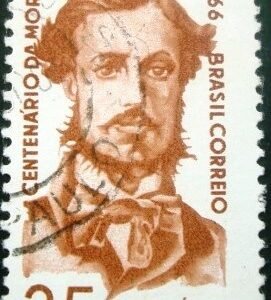 Selo postal do Brasil de 1966 Mariz e Barros - A 109 U