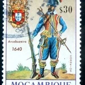 Selo postal de Moçambique de 1967 Marksman 1640