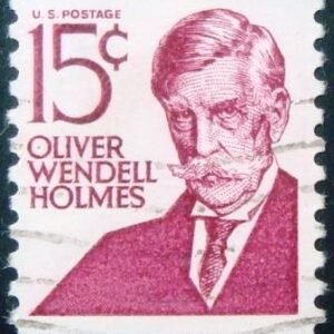 Selo postal dos Estados Unidos de 1979 Oliver Wendell Holmes IIIyC