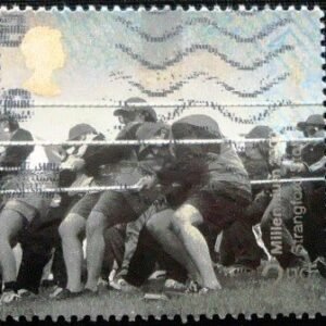 Selo postal do Reino Unido de 2000 Raising the Stone