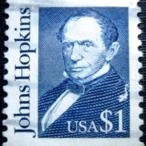Selo postal dos Estados Unidos de 1989 Johns Hopkins U