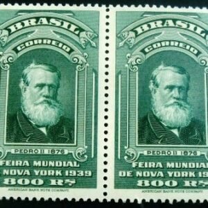 Par de selos postais COMEMORATIVOS do Brasil 1939 - C 140 M