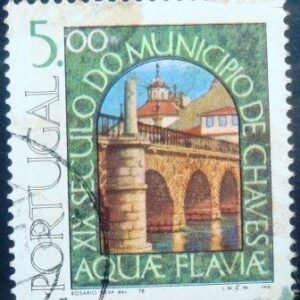 Selo postal de Portugal de 1978 Trajan´s bridge - 1392 U