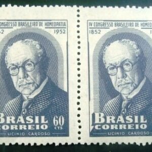 Par de selos postais COMEMORATIVOS do Brasil 1952 - C 277 M