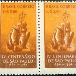 Par de selos postais COMEMORATIVOS do Brasil 1953 - C 293 M