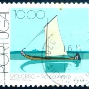 Selo postal de Portugal de 1981 Moliceiro - 1518 U