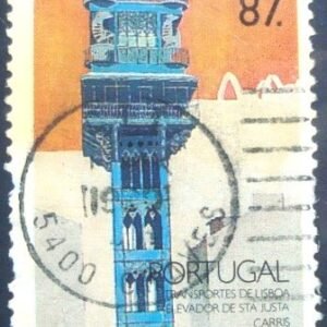 Selo postal de Portugal de 1988 Lisbon Transport - 1779 U
