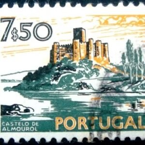Selo postal de Portugal de 1974 Almourol Castle 1247 xI