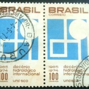 Par de selos COMEMORATIVOS do Brasil de 1966 - C 550 U
