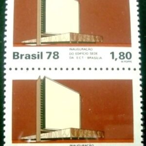 Par de selos postais COMEMORATIVOS do Brasil de 1978 - C 1040 M V