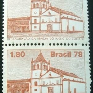 Par de selos postais COMEMORATIVOS do Brasil de 1978 - C 1050 M V