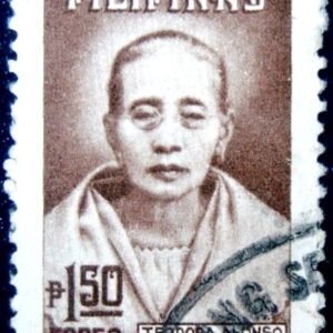 Selo postal das Filipinas de 1974 Teodora Alonso Realonda