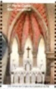 Selo postal do Brasil de 2019 Altar da Cripta