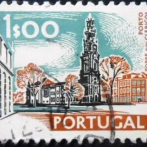 Selo postal de Portugal de 1972 Torre dos Clérigos Porto