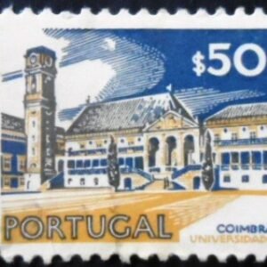 Selo postal de Portugal de 1976 Coimbra University