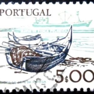 Selo postal de Portugal de 1978 Tunny fishing boats
