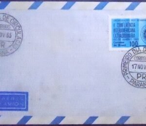 Envelope Comemorativo de 1965 Conferência Interamericana EC 2