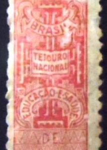 Selo fiscal do Brasil de 1949 Educação e Saúde 200 U