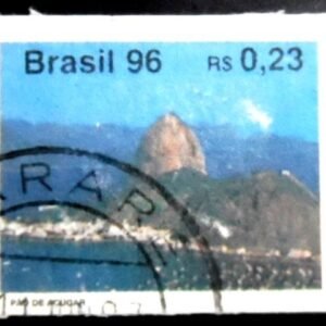 Selo postal do Brasil de 1996 - Pão de Açúcar U