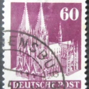 Selo postal da Alemanha de 1949 Cologne Cathedral