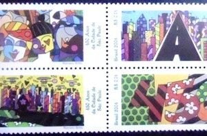 Série de selos postais do Brasil de 2004 Aniversário de São Paulo