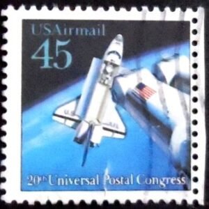 Selo postal dos Estados Unidos de 1989 Space Shuttle U