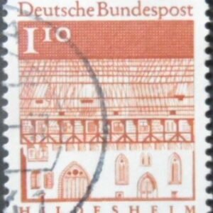 Selo postal Alemanha 1966 Trinitatis hospital