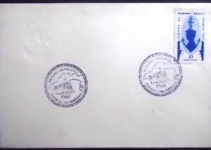 Envelope Comemorativo de 1968 Semana da Marinha