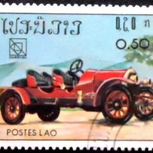 Selo postal do Laos de 1984 Nazzaro