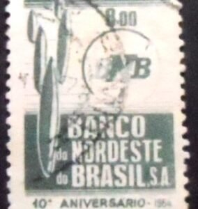 Selo postal Comemorativo do Brasil de 1964 - C 506 U