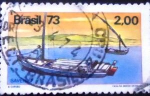 Selo postal COMEMORATIVO do BRASIL de 1973 - C 822 U