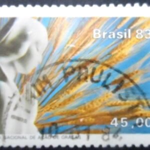 Selo postal do Brasil de 1983 Ação de Graças U